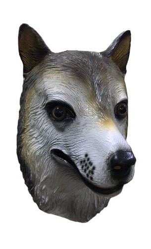 Erwachsene wolf maske latex - erwachsene,