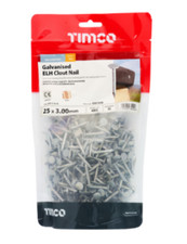 CLOUT NÄGEL 25 MM VERZINKT 1 KG & 2,5 KG FILZDACH SCHIEFER SCHUPPEN HEFT GROSSKOPF