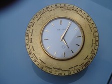 sehr seltene Relide Swiss  Weltzeituhr  8-Tagewerk, Pult, Weltzeit TOP 8 Tage
