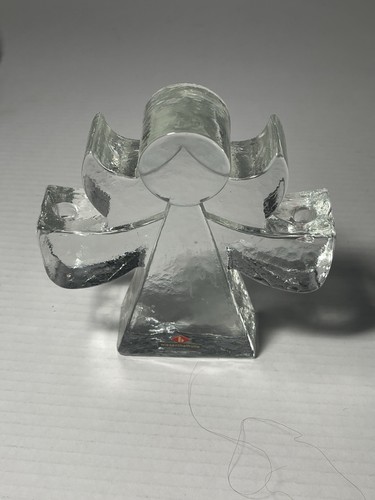 Vtg christmas angel glass - christmas,