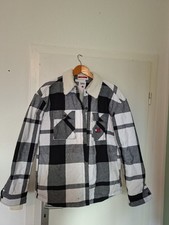 Tommy Jeans  Hilfiger Sherpa  Hemdjacke Teddy-Fleece Gr:L  Kariert Holzfäller 