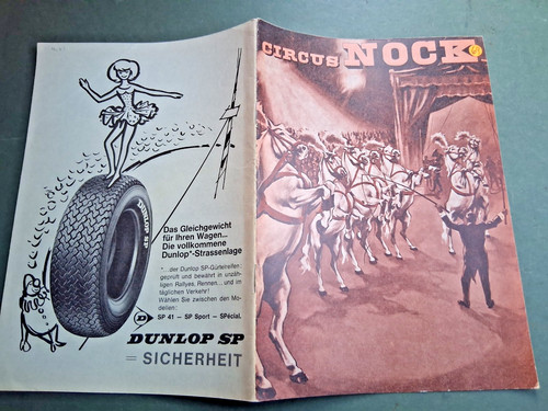 1969 programm circus nock - circus,