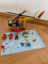 Playmobil 3845 Rettungshubschrauber, mit Anleitung, bespielt aber vollständig