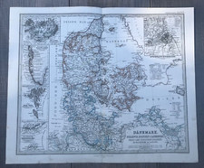 Landkarte Dänemark, Schleswig