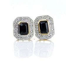 9 kt dunkler Saphir Diamant