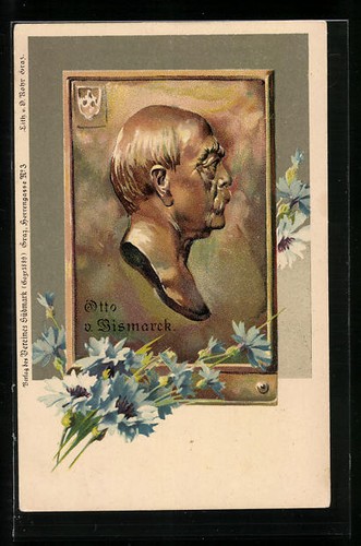 Künstler büste otto - künstler-ak,