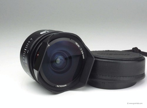 Minolta 16mm 8 - 16mm, f/2.8