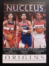 2024-25 Panini Origins - Nucleus #20 - Bub Carrington, Poole, Alexandre Sarr