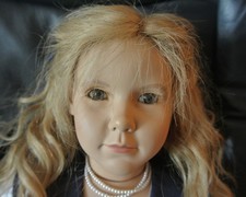 Künstlerpuppe von Anita Regina Teckenburg ' Sabrina'  73 cm