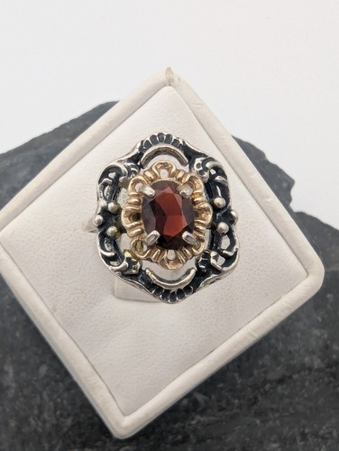 Vintage 835 silber granat - silber,