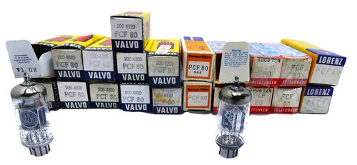 21x pcf80 röhren - 21x, valvo