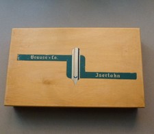 Alte Schreibfeder Box/ Kiste Brause +Co. Iserlohn