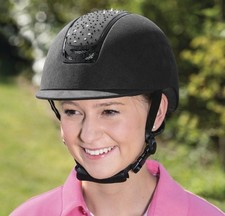 USG Reithelm mit Glitzer