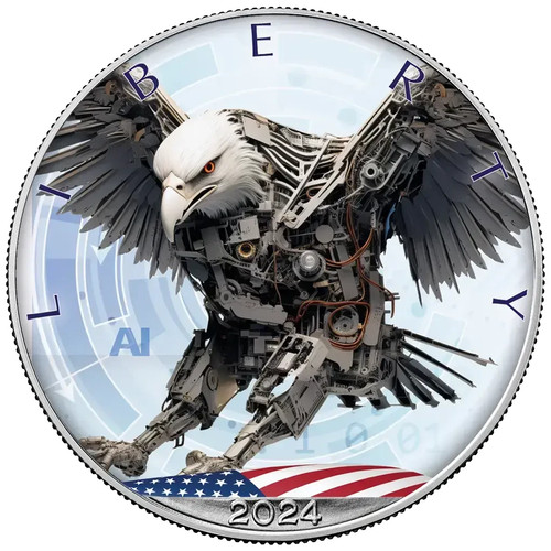 Silbermünze silver eagle - silbermünze,