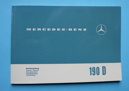 Betriebsanleitung mercedes - ,