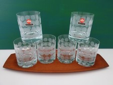 Ingrid Glas Polka Dots Punkte - 6 Whiskygläser Becher Glas 