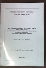 Educazione degli adulti, identita culturale e sviluppo locale; Dissertazione; An