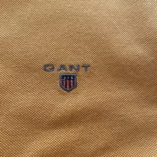 Gant poloshirt mandarine - poloshirt,