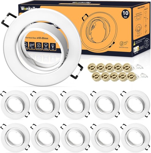 10x led einbaustrahler - einbaustrahler, set