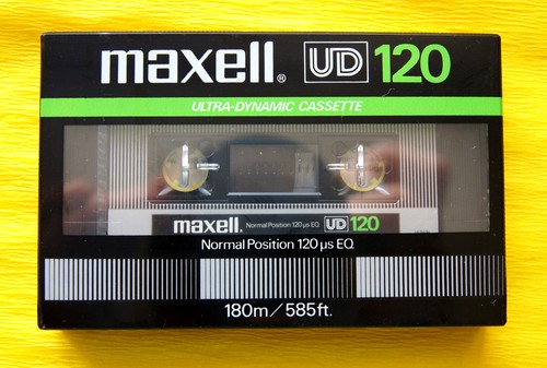 Maxell 120 cassette tape - 1x, ud