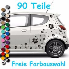 Aufkleber Blumen Schmetterling