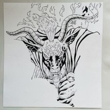 Al Rio Original Art – Evil