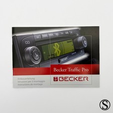Einbauanleitung für Becker Traffic Pro 1642.081 BE4720 4720