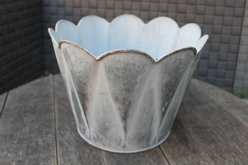 Blumentopf shabby h16cm - blumentopf,