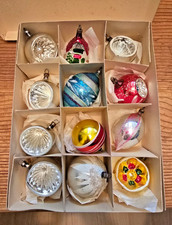 Karton alter christbaumschmuck - alter,