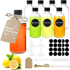 Kleine Glasflaschen 100ml Set