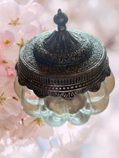 Nostalgie Glas Dose Bonboniere