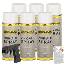 6x BREHMA Zink Alu Spray hell