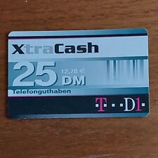 D1-XtraCash Card - Deutsche Telekom - 25 DM Guthaben-Karte  - Leer