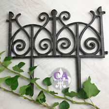 #11177 Beetzaun 2er SET Gusseisen Garten Retro Nostalgie Antikstil Landhaus 64cm