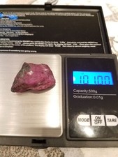 Edelstein Natürliche Rubin  Roh   101 ct 32 x 22 x 16 mm