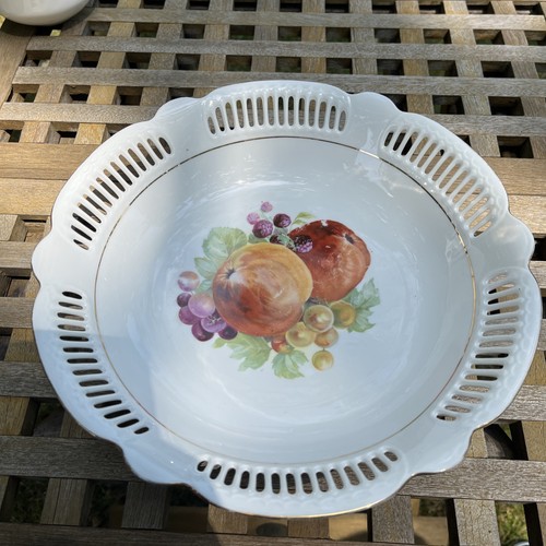 Antique germany fruit plate - germany,