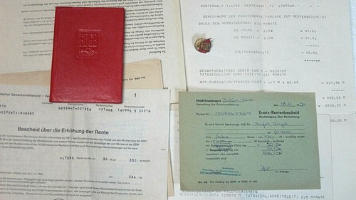 Fdgb ddr dokumente konvolut - ddr,