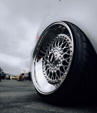 BBS RS Slantlips 18 Zoll 5x112 5x100 Fitment radinox 3 teilig