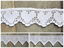 50 cm Gardine Häkelgardine