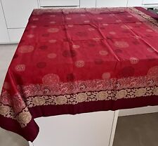 BASSETTI Tischdecke 170x170 PALLAVICINO R1 Rot Läufer Tisch Decke Baumwolle NEU