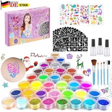 Glitzer Tattoo Set