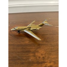 Gold Die-Cast Private Jet