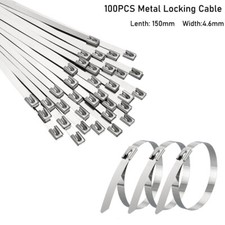 100 Pcs Zip Ties- 150*4.6mm