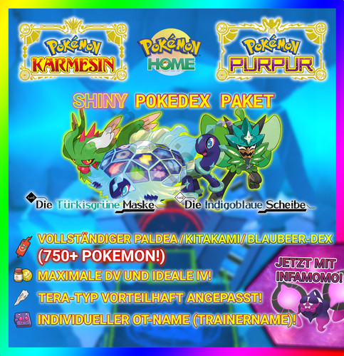 750 shiny karmesin purpur - ✨750+,
