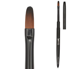 Profi Pinsel Fullcover mit Kappe lange Borsten Nailart Farbgel streifenfrei Nail