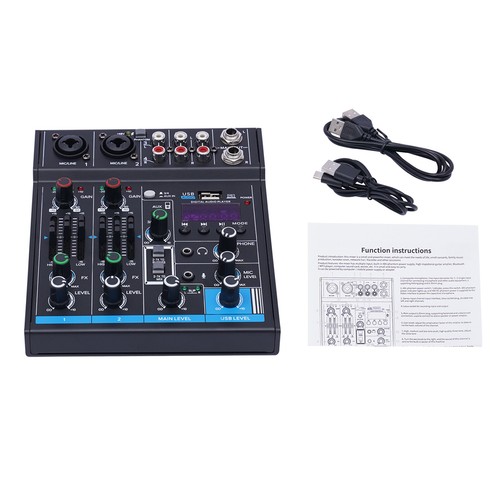 Kanal audiomischer usb live - 4-kanal,