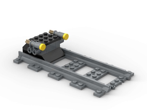 Lego prellbock mit gerade - mit,