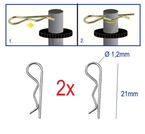 2mm 21mm federsplint - x,
