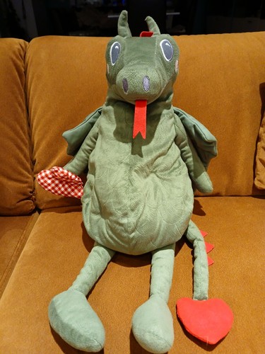Stofftier drache 45cm neu - ca,