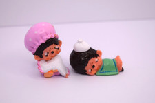 Lot of 2 Vintage Monchichi PVC
